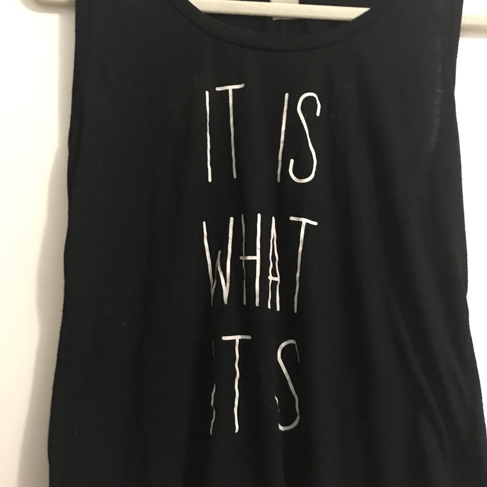 Cute Black tank top